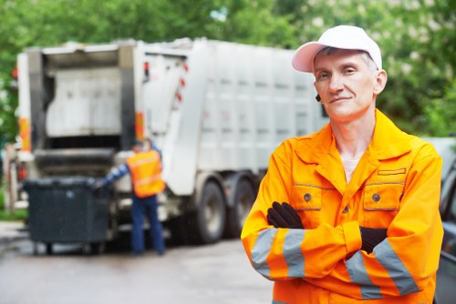 Professional muck away team handling waste removal in Tooting