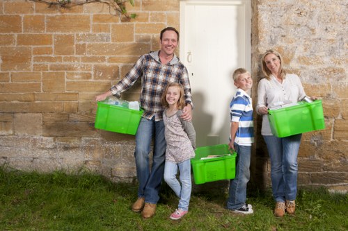 Satisfied customers after house clearance
