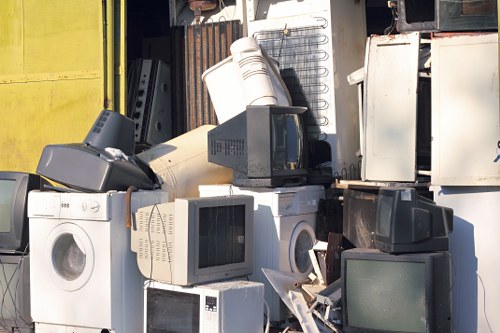 Sorting recyclable materials at a south London site