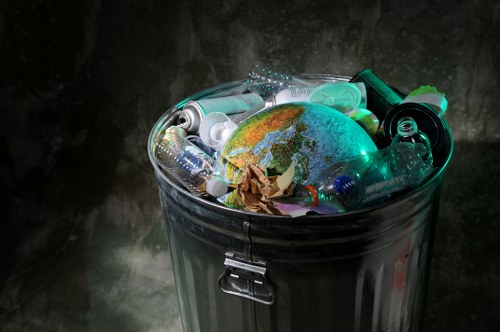 Recycling process in muck away services
